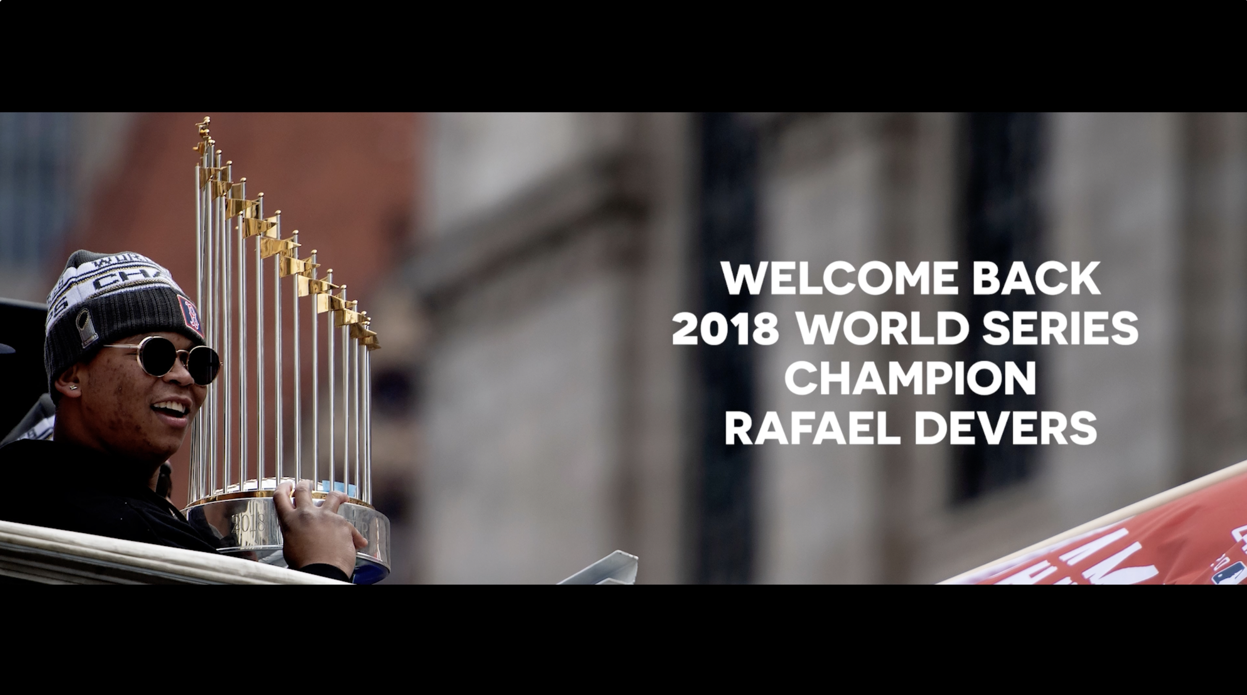 Rafael Devers Fenway Return