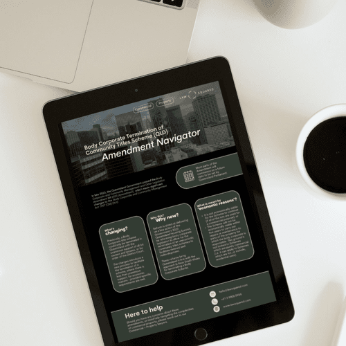 Need to Know Guide - Community Titles Amendment Scheme (Qld) Amendment Navigator