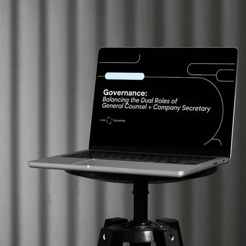 Governance: Balancing the Dual Roles of General Counsel + Company Secretary&nbsp;