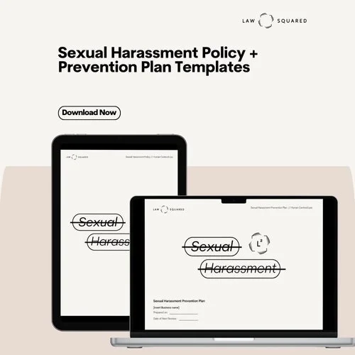 Sexual Harassment Policy + Prevention Plan
