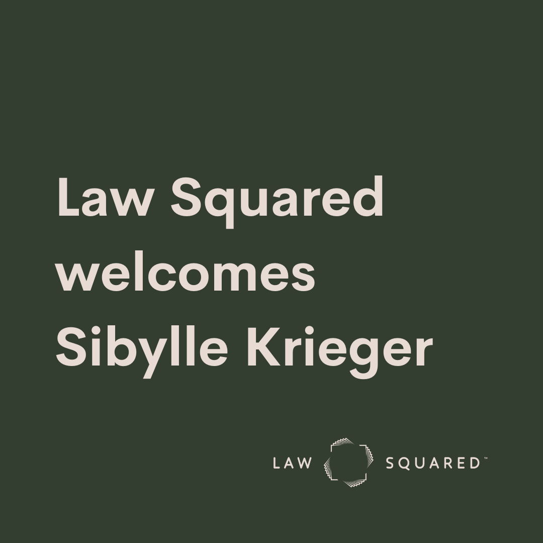 Law Squared appoints Sibylle Krieger to Board