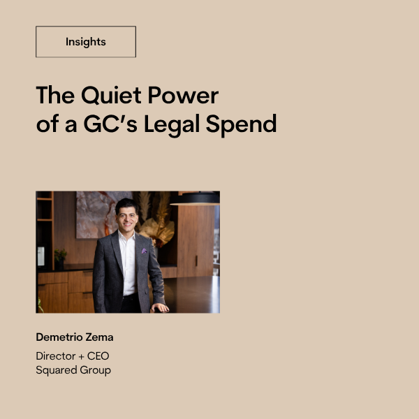 The Quiet Power of a GCs Legal Spend