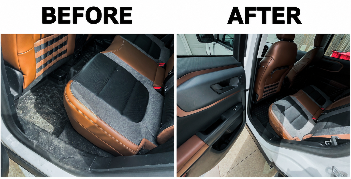Driver Back Before and After