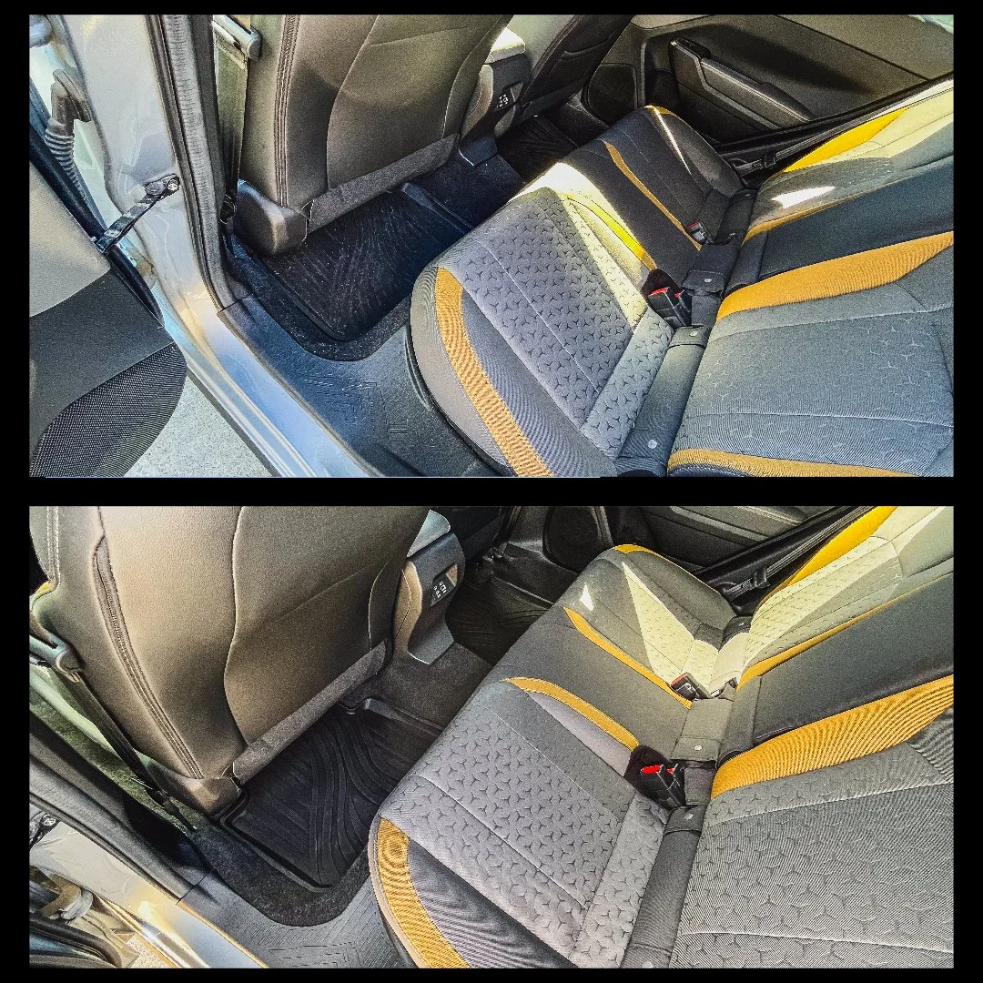 Driver Backseat Before & After
