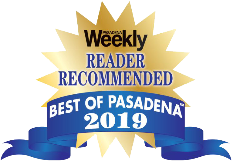Best of Pasadena 2019 Readers’ Choice award badge