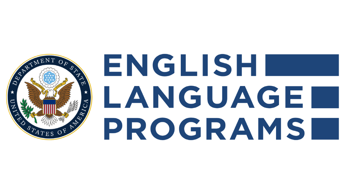 Logo of the U.S. Department of State and text that reads "English Language Programs".