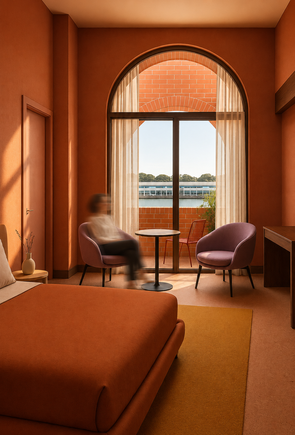 The Gunnery hotel room interior view