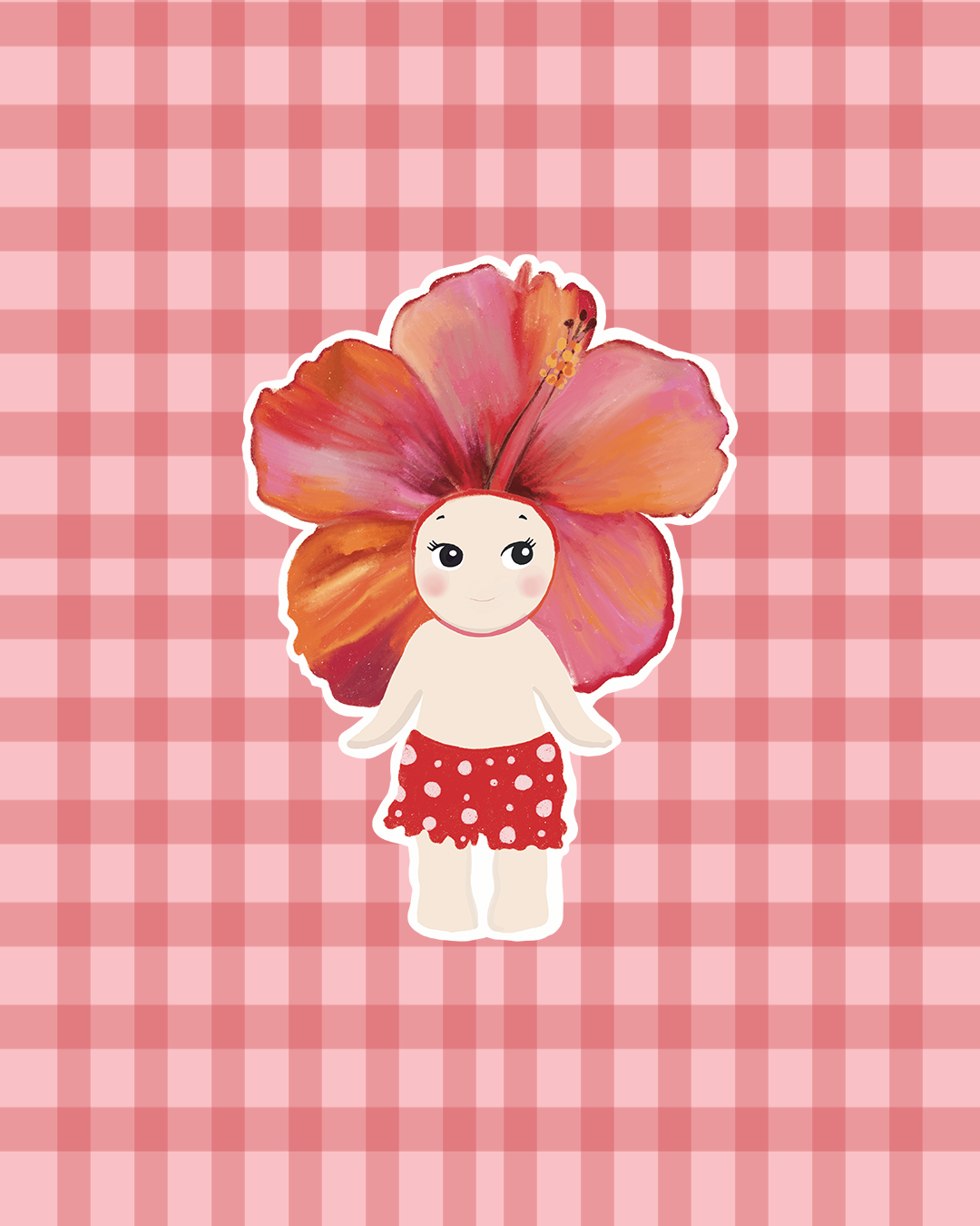 Sonny Angel Hibiscus Sticker