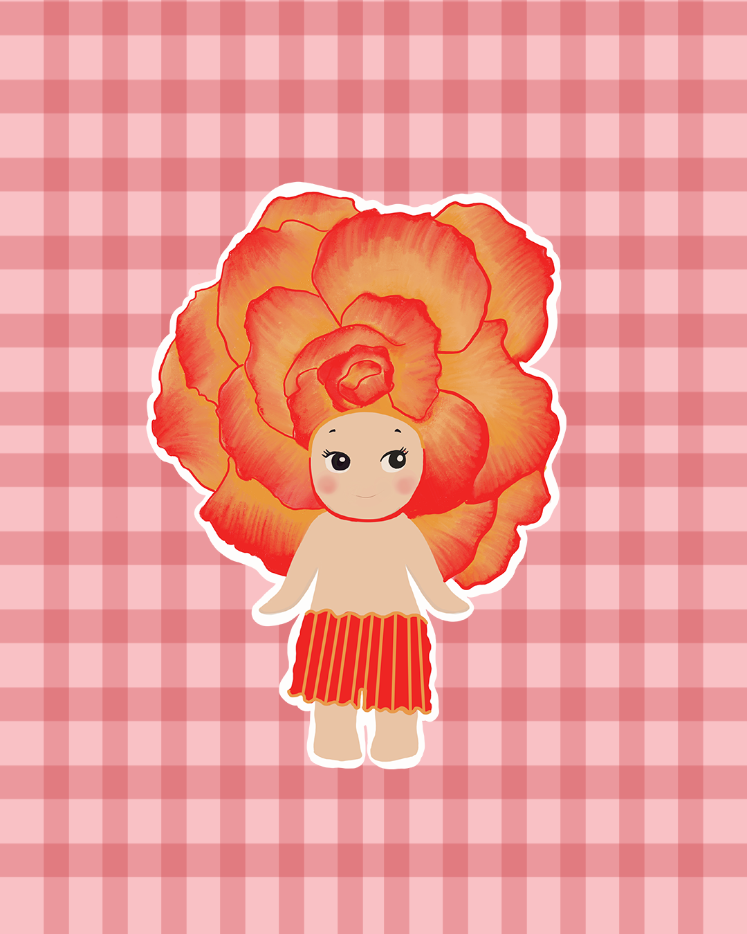 Rose Sonny Angel Sticker