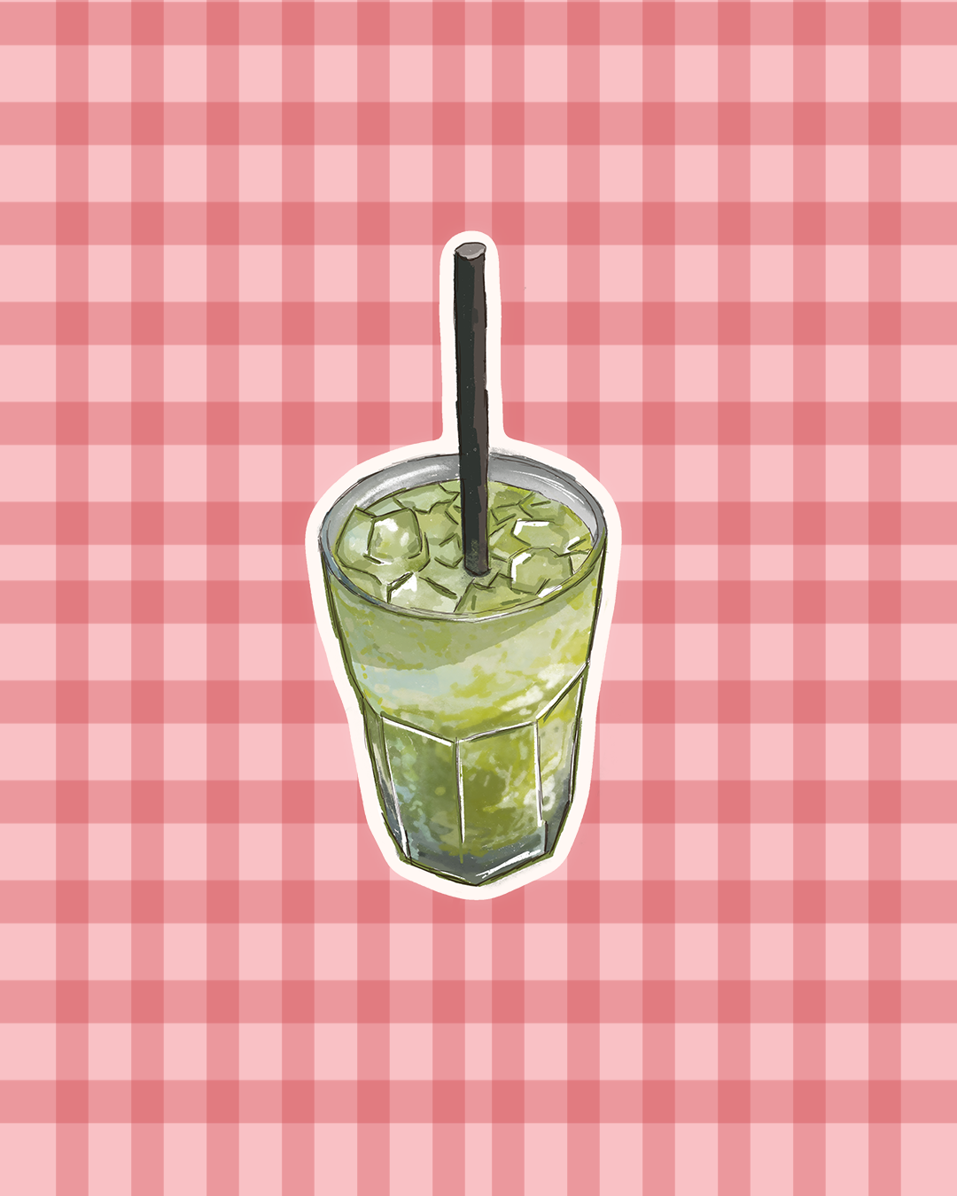 Matcha Drink Sticker