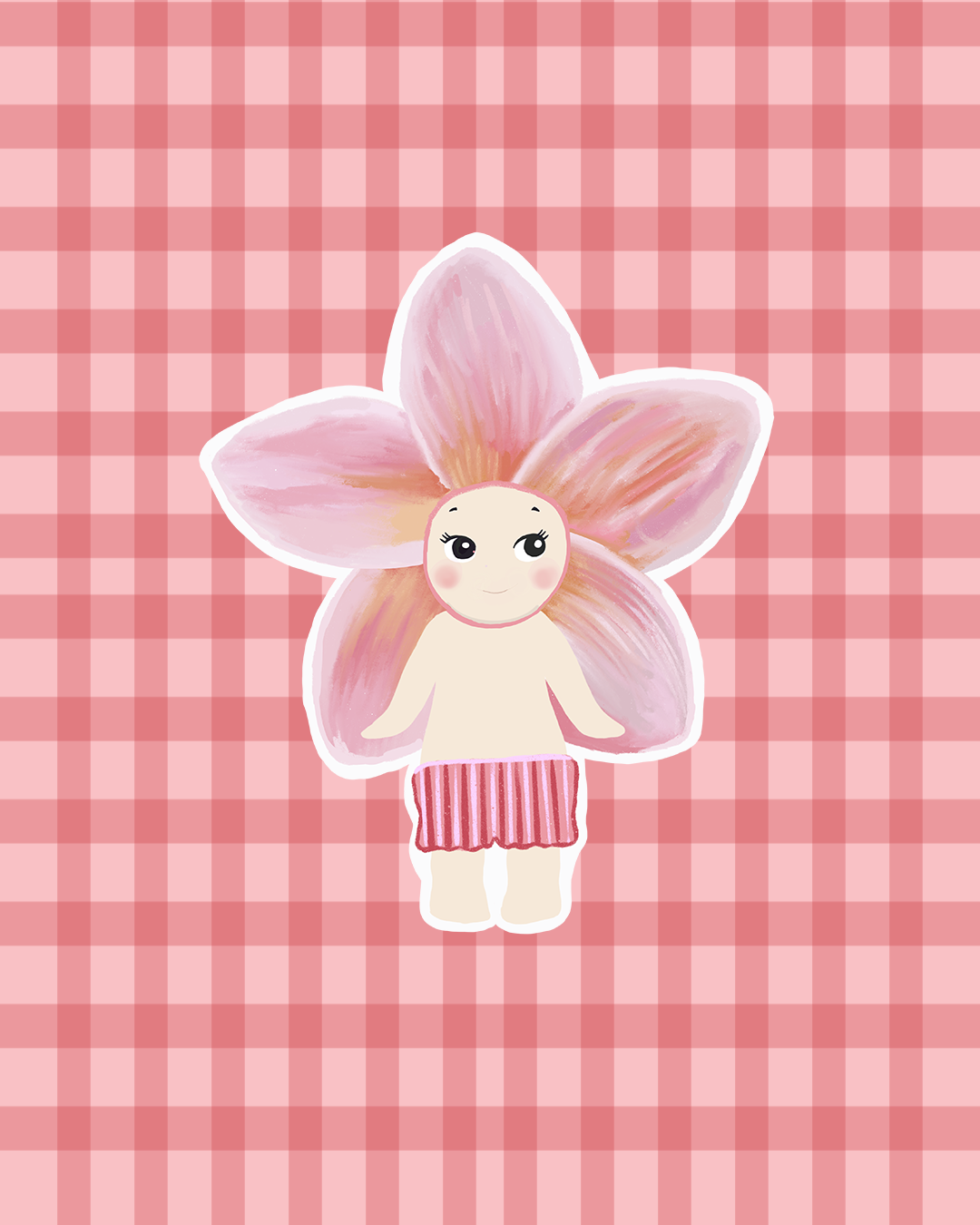 Sonny Angel Plumeria Sticker
