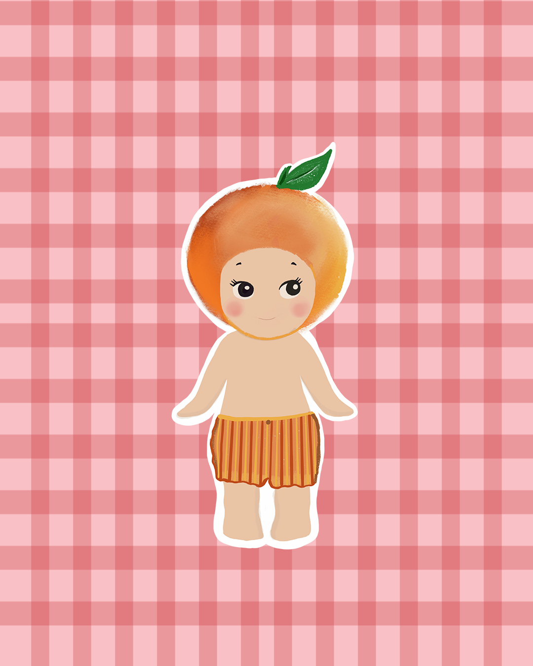 Orange Sonny Sticker