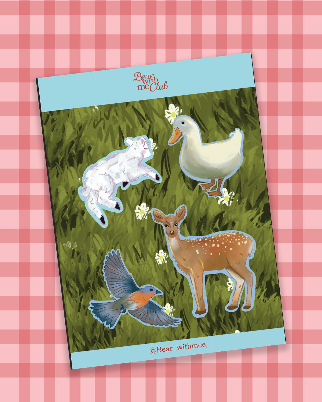 Cutest Animals Sticker Sheet