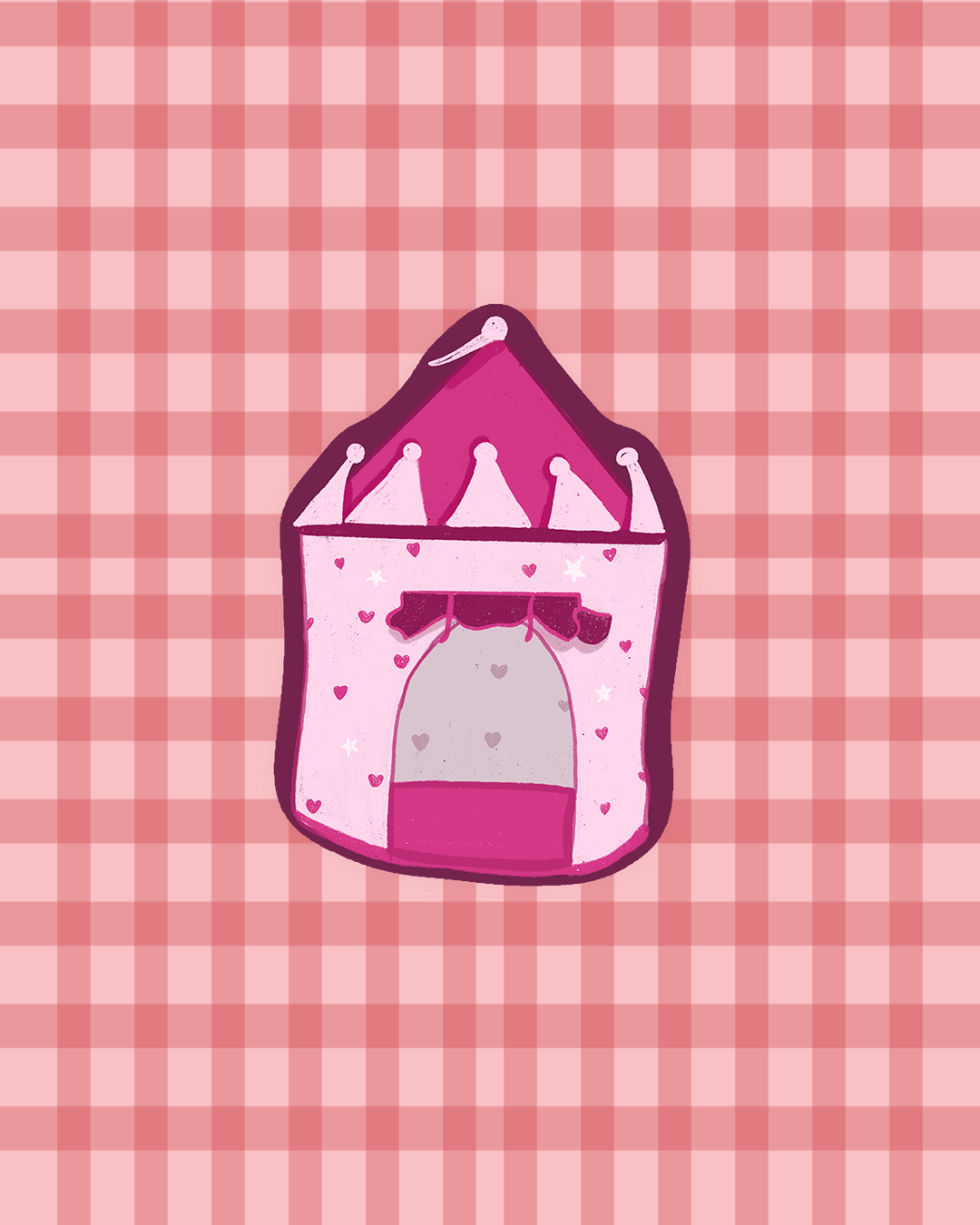 Princess Tent Sticker