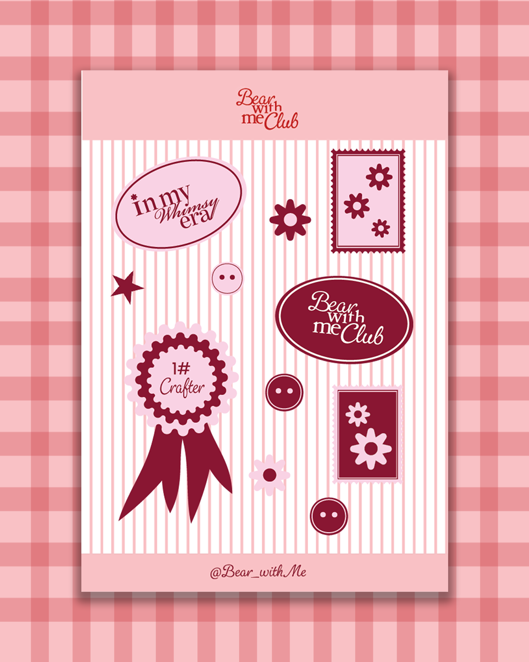 1# Crafter Sticker Sheet