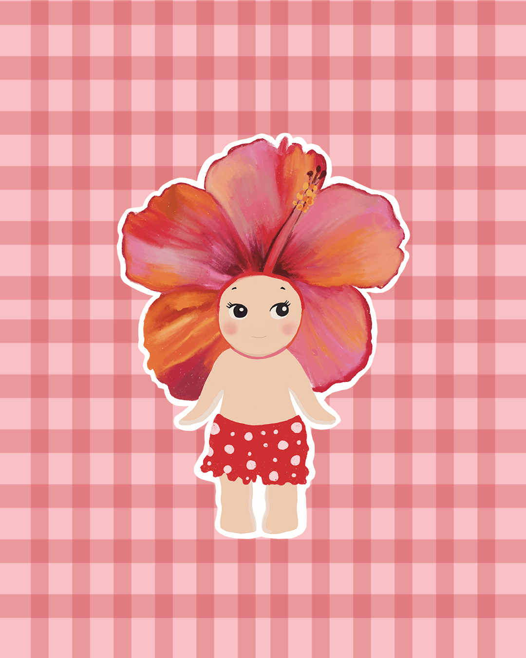 Hibiscus Sonny Angel Sticker
