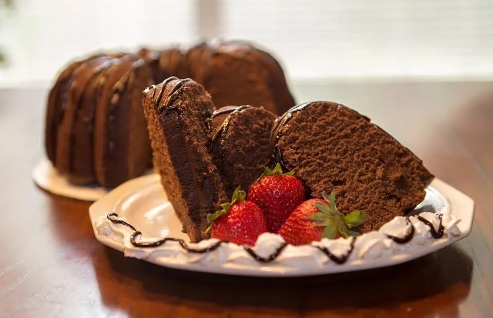 Chocolate Sour Cream Pound Cake