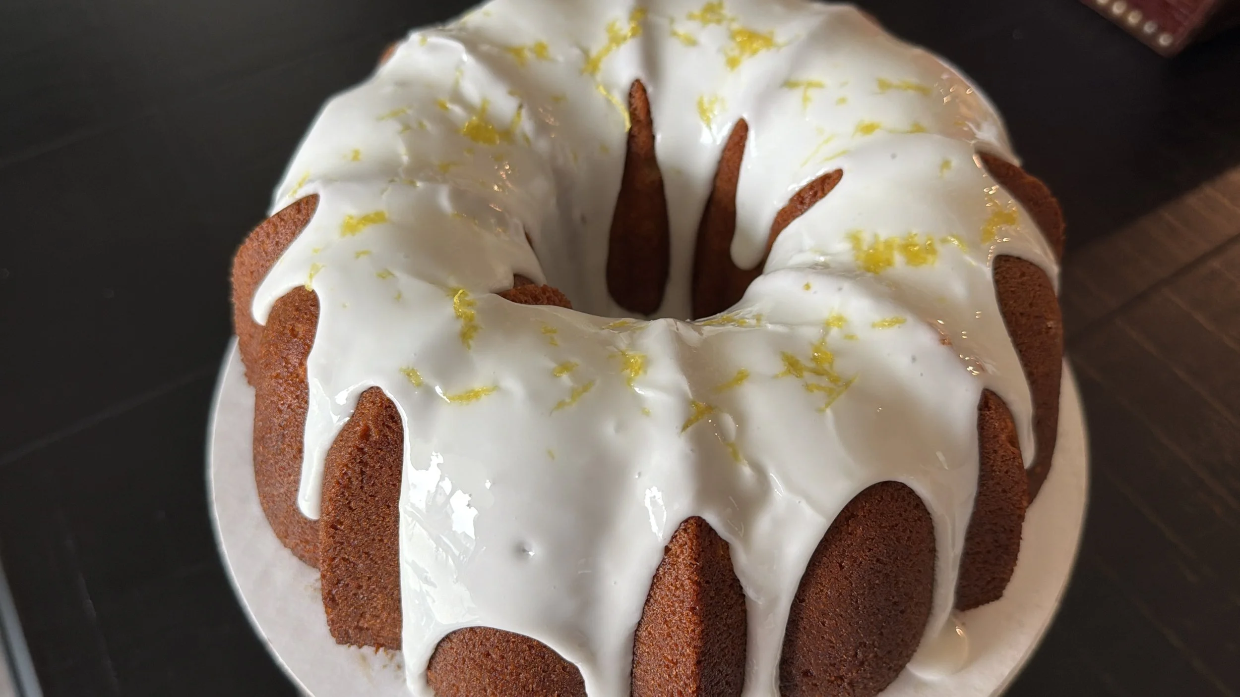 Lemon Cream Cheese Pound Cake