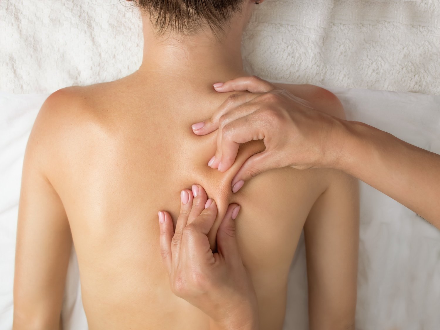 Hands-on scar therapy techniques at LifeSTATE Clinic in Nelson, supporting scar tissue mobility and comfort.