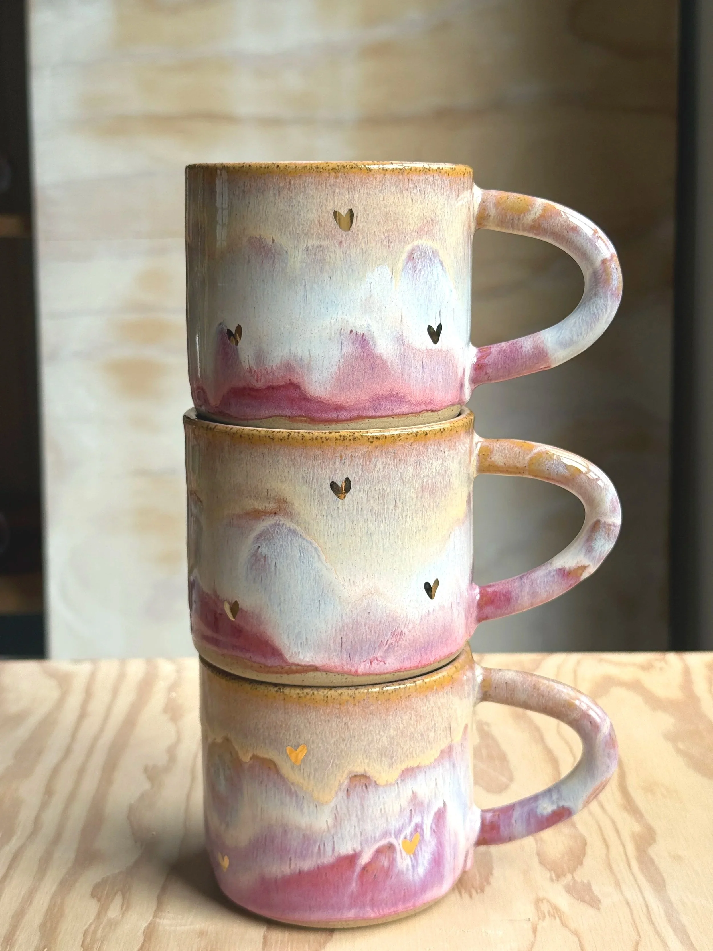 'Sunset Hearts' Mug