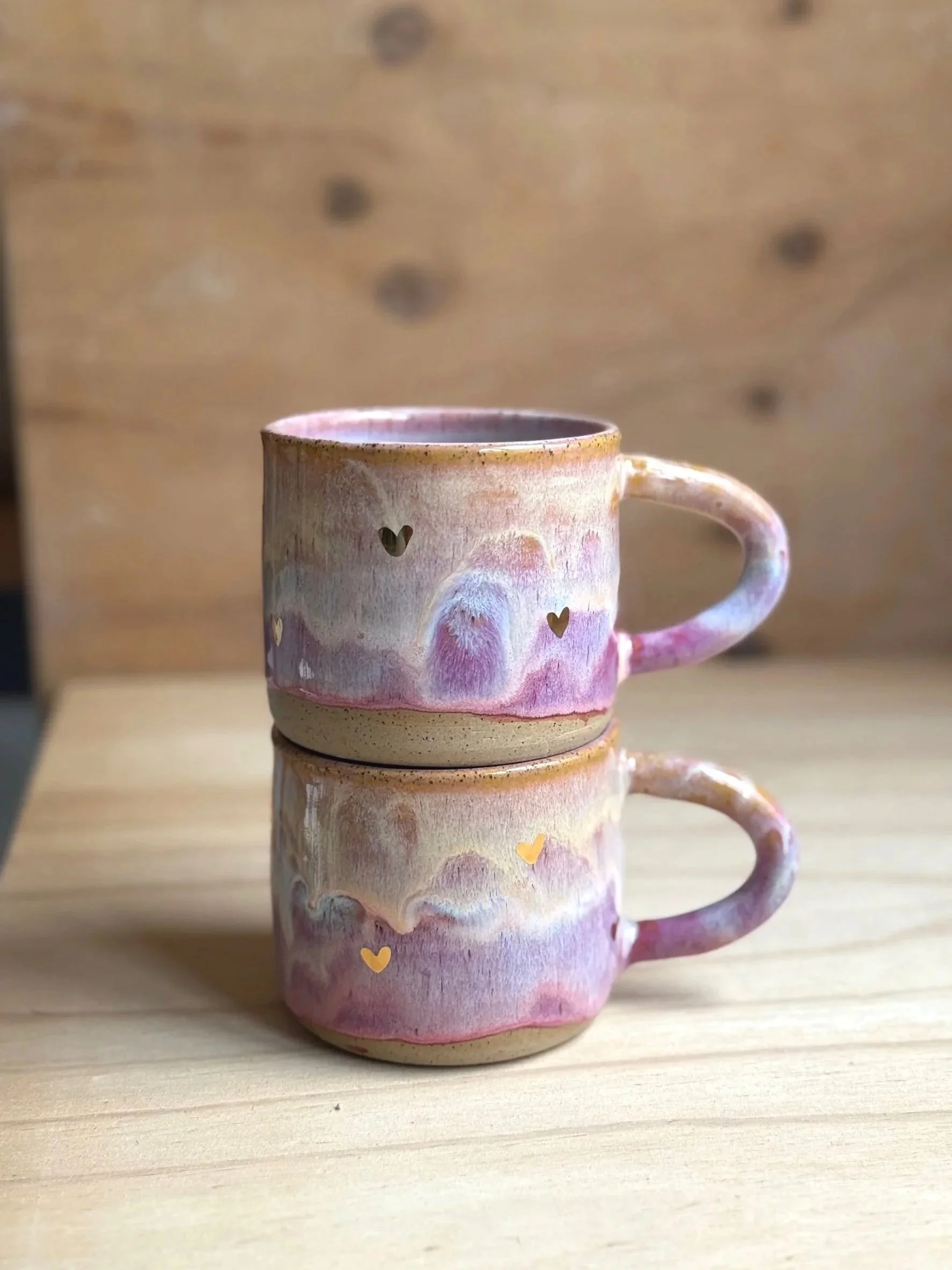 Sunset Hearts Mug