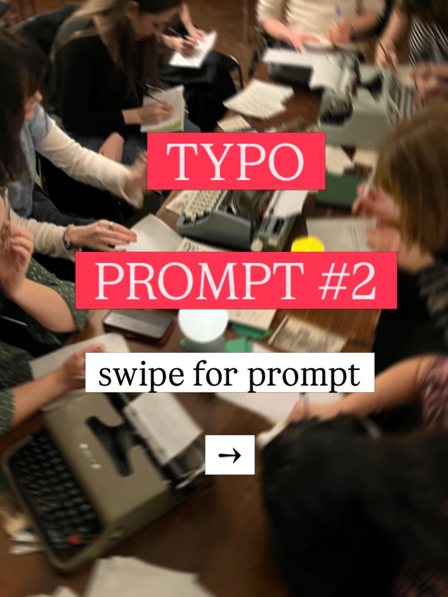 Last weeks prompt was a lot more emotional, but that doesn&rsquo;t mean that to-do lists have to be obviously lists. 

twist it however you like, write, draw, sing, make 

#promptforartists #doitinyourstyle #typo #ding #typewriterpoetry