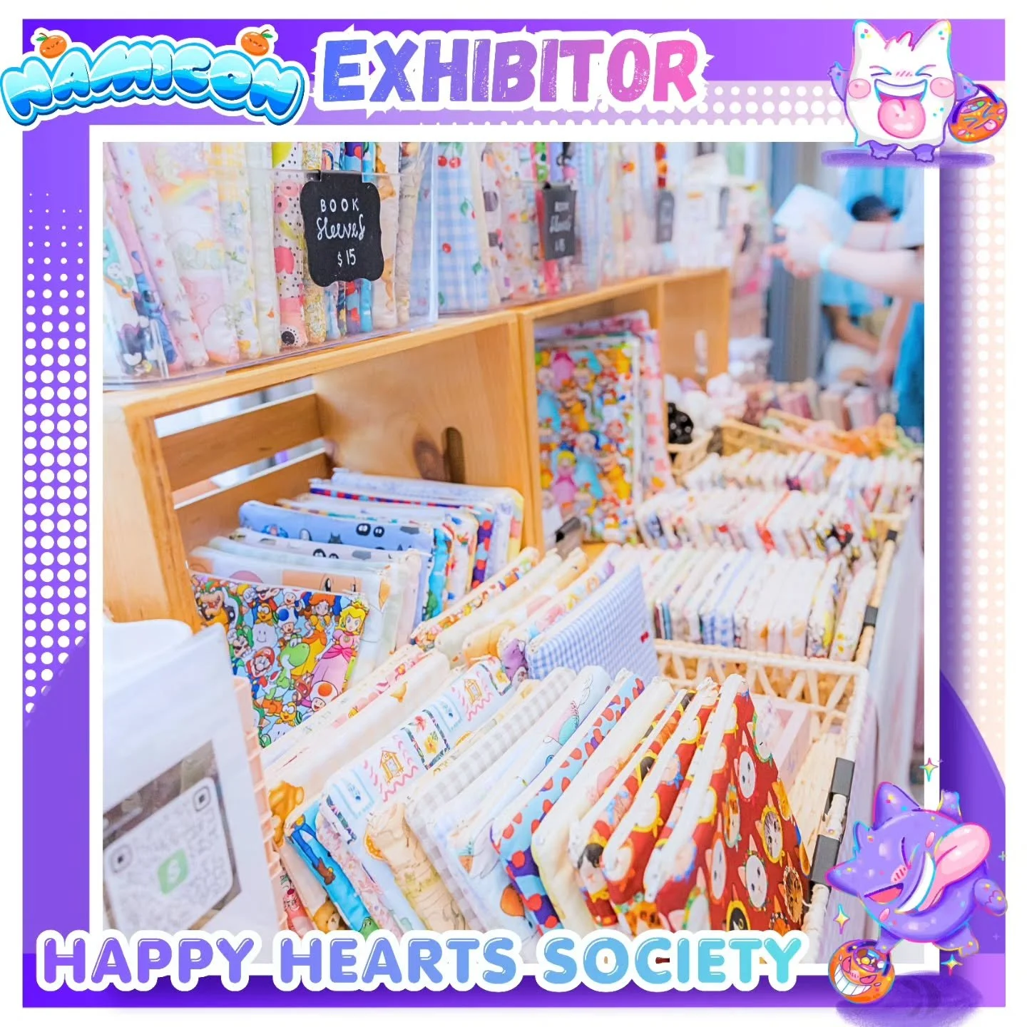 EXHIBITORS BOOTH

We LOVE supporting our local creative and crafty small businesses! Discover iincredible finds @happy.hearts.society Exhibitors Booth at Namicon x Kawaii Market this the Halloween!

Handcrafted and sewn by Lita! ♡

✨️☁️💜👻💜☁️✨️ 

T