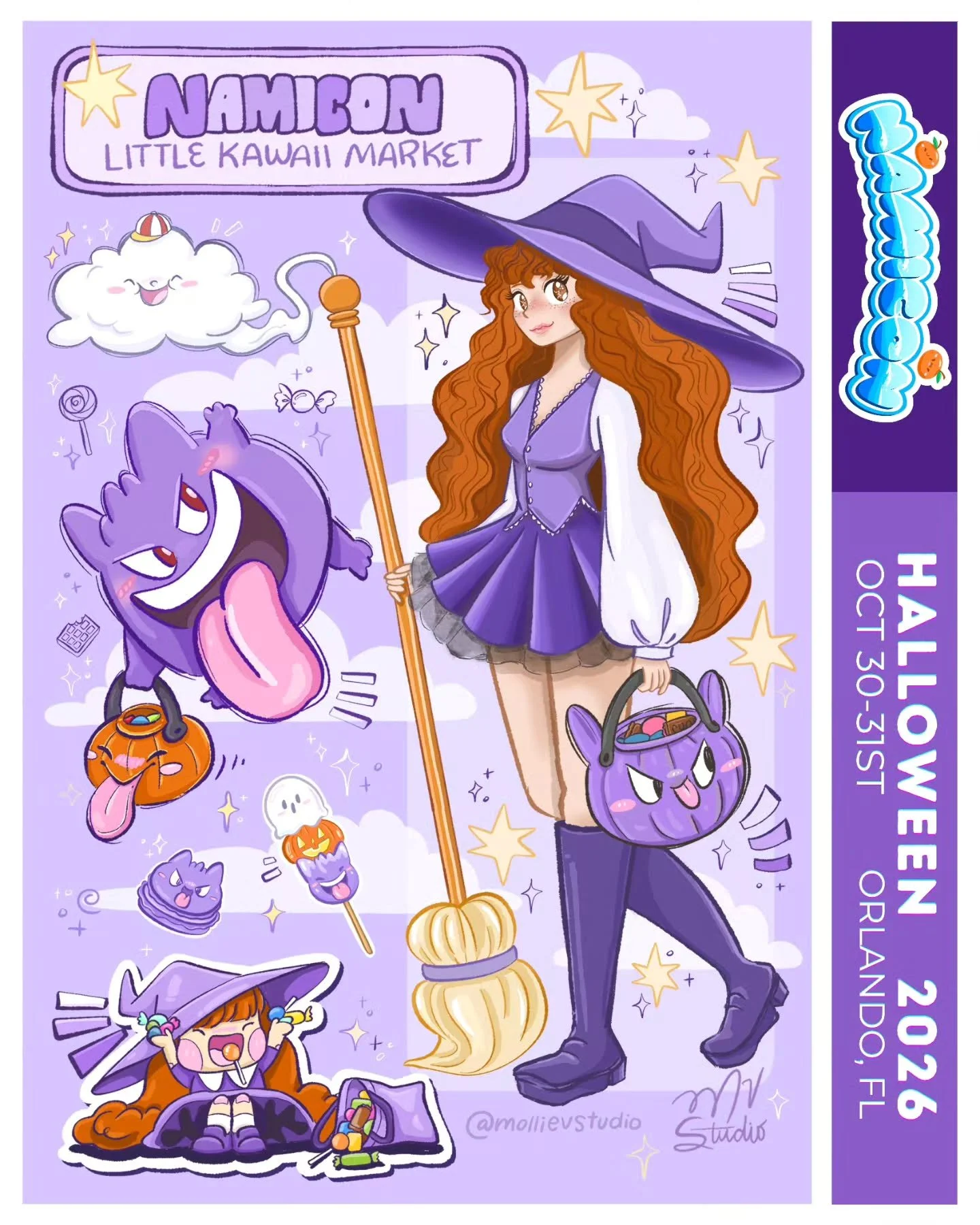 15 Days til Halloween Kawaii Besties!
2 Weeks til Namicon!

Get ready for a 2 Day Halloween weekend Jam-packed with the Cutest Human-made Market, Live Entertainment, Trick-or-Treating &amp; so much more!

We are so excited to see you! 
TAG &hearts;︎ 