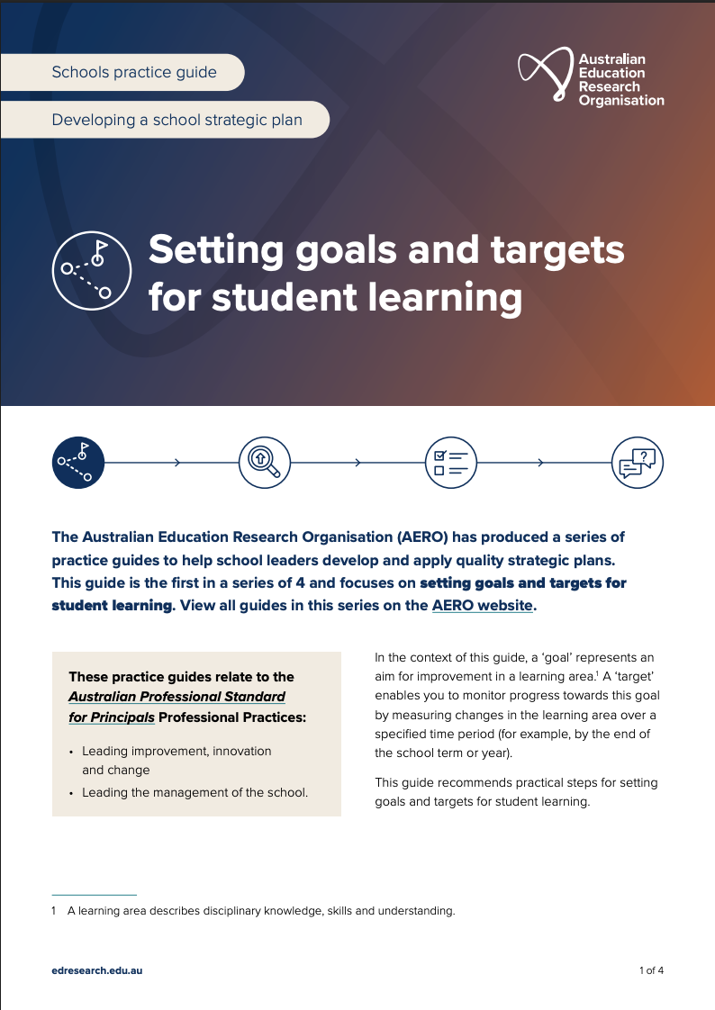 Practice guides for implementing strategic plans