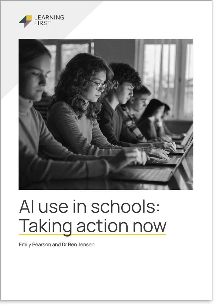 AI use in schools: Taking action now — Learning First