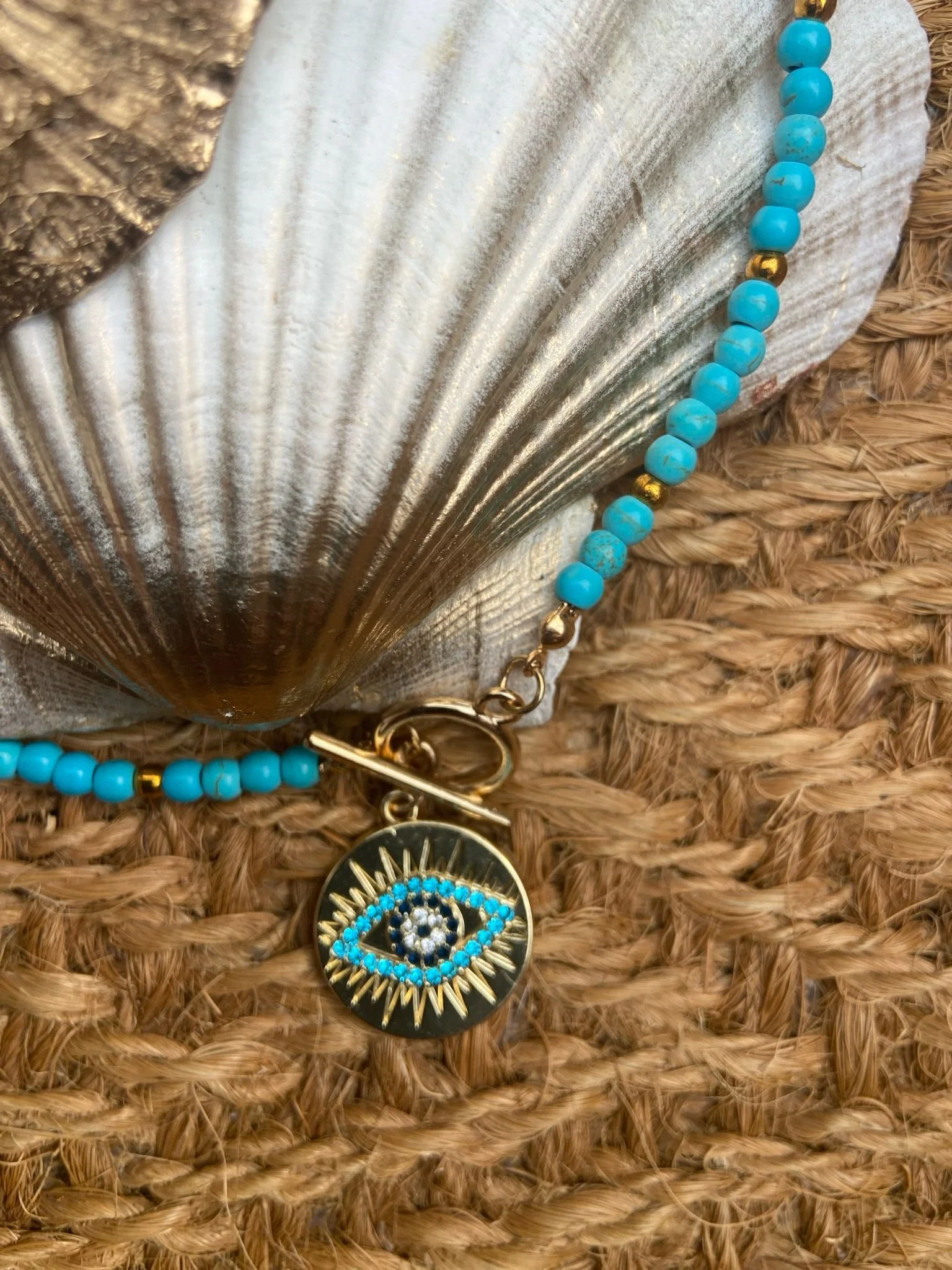 Turquoise Eden Eye Choker