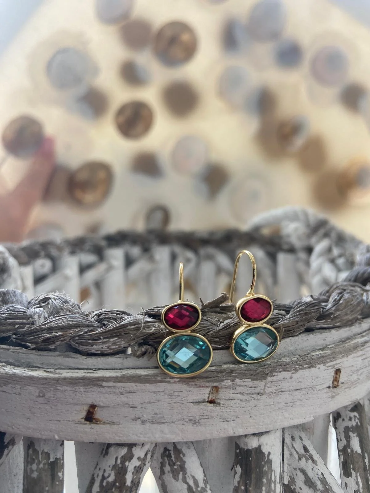 Boho Drop Earrings (Colourful Coastal Jewellery)