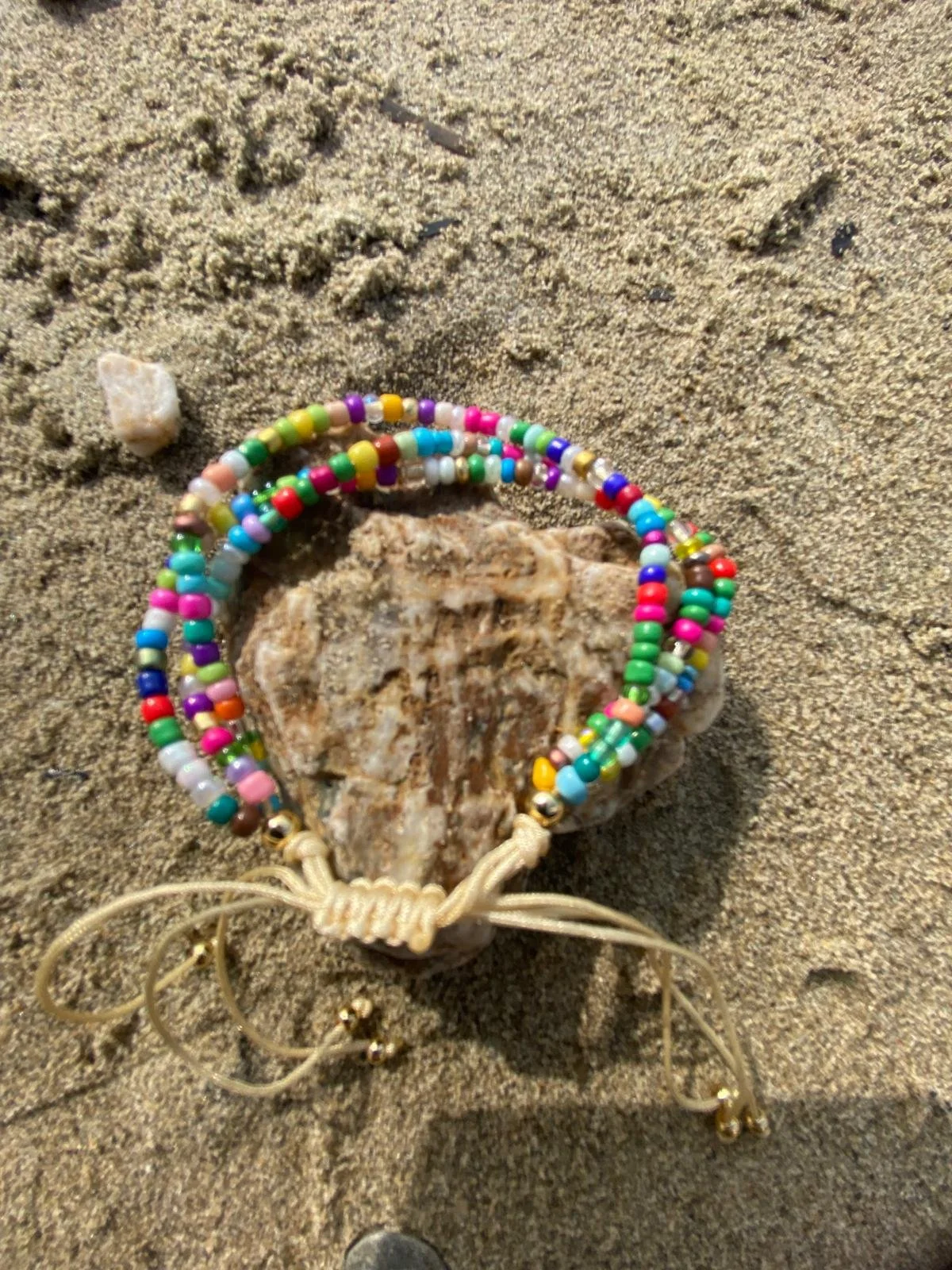 Bedruthan Beaded Bracelet (Colourful Coastal Jewellery)