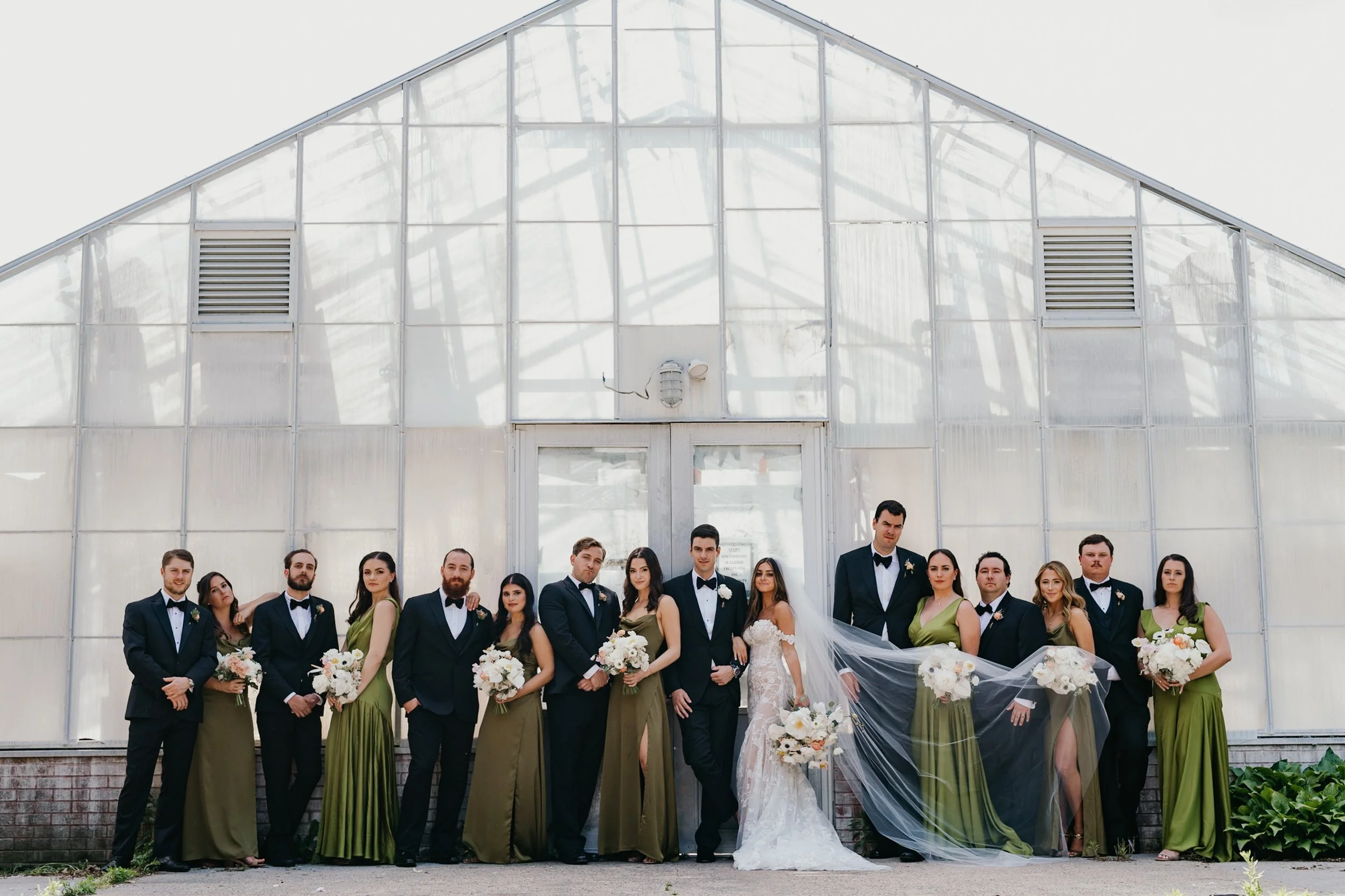 Melissa and Logan&rsquo;s wedding at the Fairmount Horticultural Center was the definition of elegance. Surrounded by lush blooms and sophisticated details at every turn, their day felt like stepping into a garden dream. From the stunning florals to 