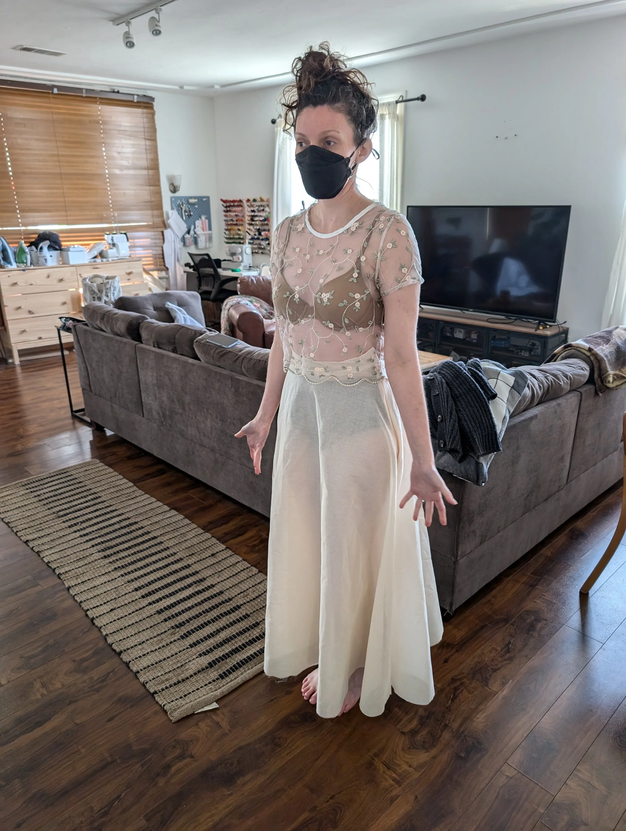 First mockup of the pieces 