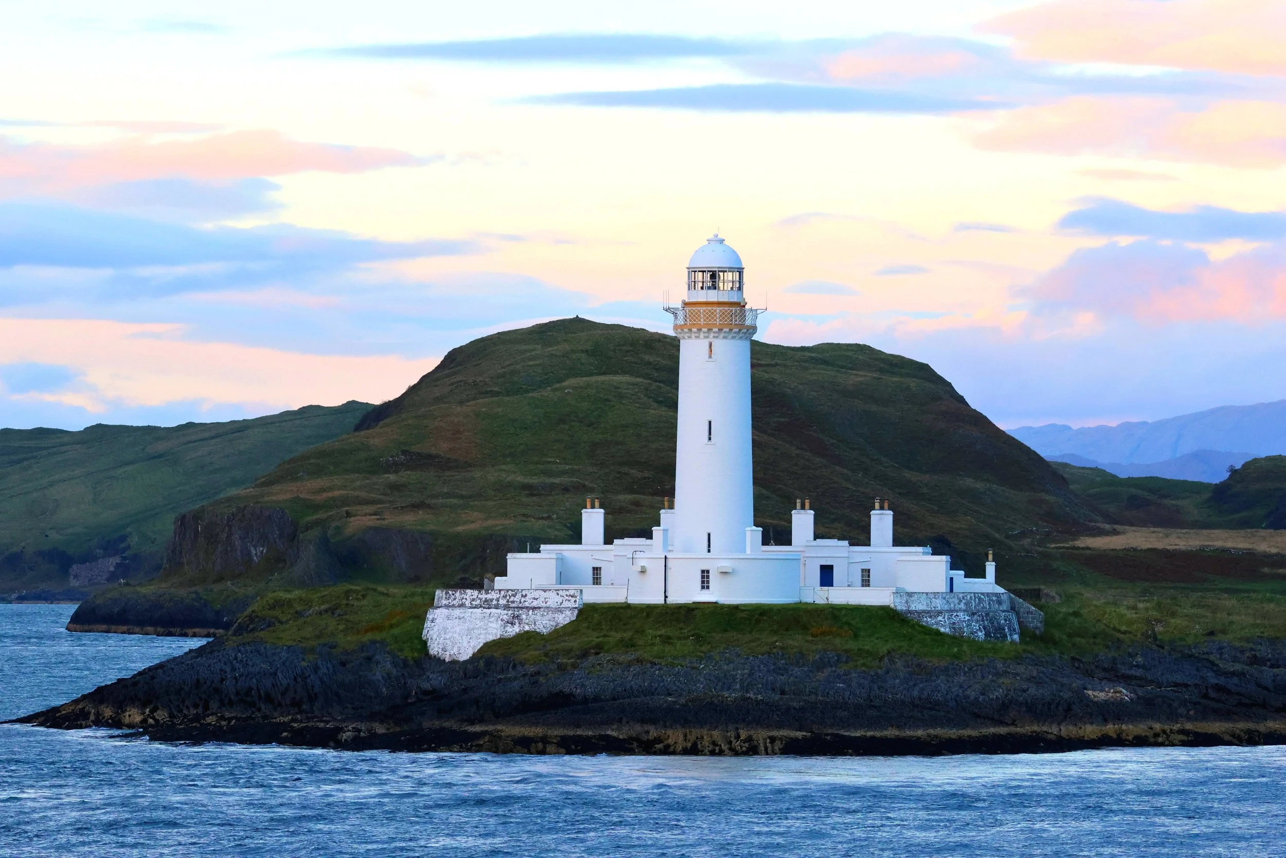Lismore Lighthouse in Scotland