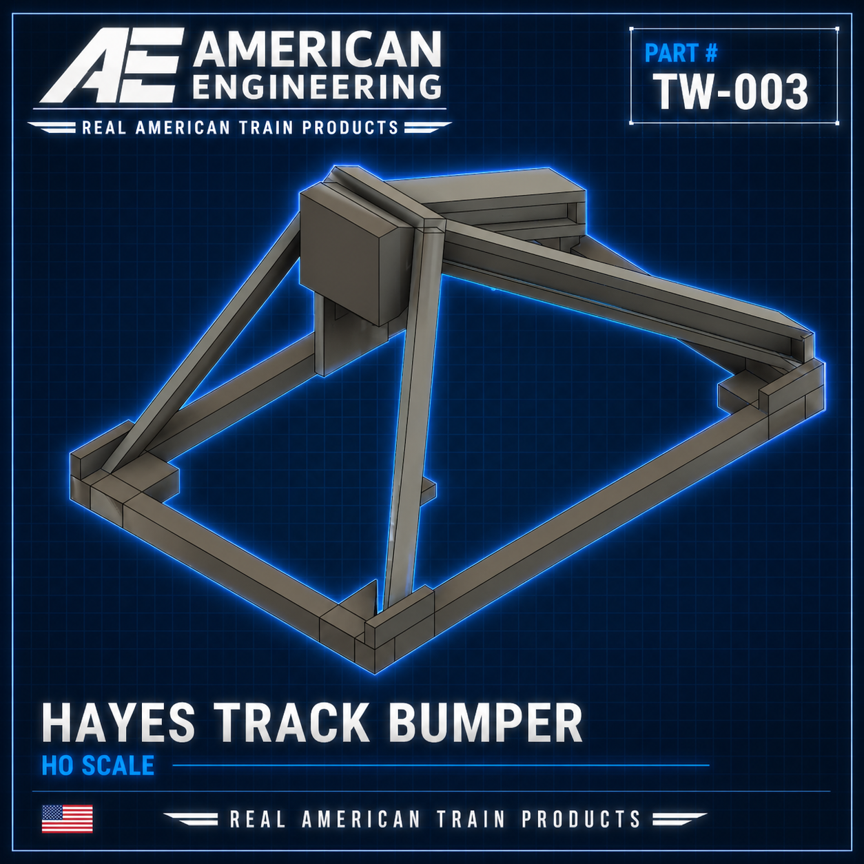 TW-003 Hayes Track Bumper (Qty. 4)