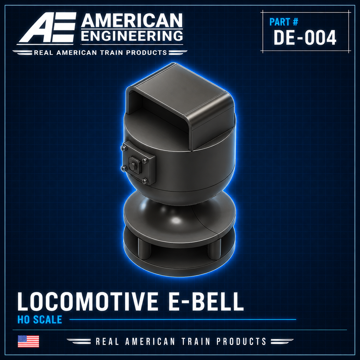 DE-004 Locomotive E-Bell (Qty. 4)