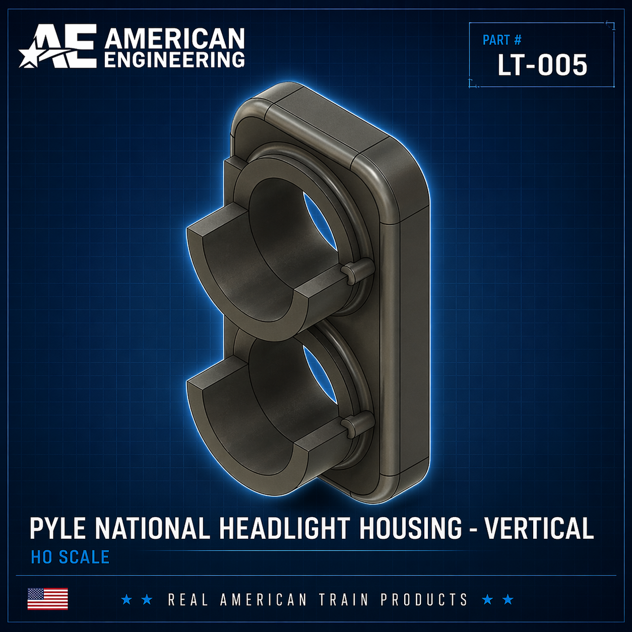 LT-005 Pyle National Headlight Vertical  (Qty. 4)