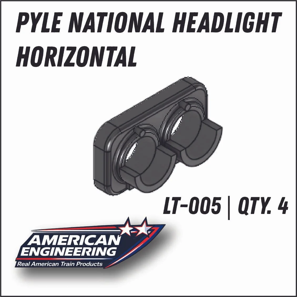 LT-004 Pyle National Headlight Horizontal (Qty. 4)