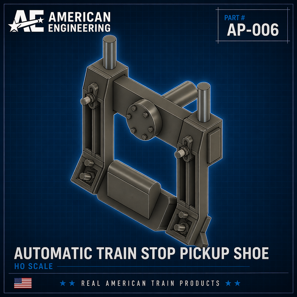 AP-001 Automatic Train Stop Pickup Shoe (Qty. 2)