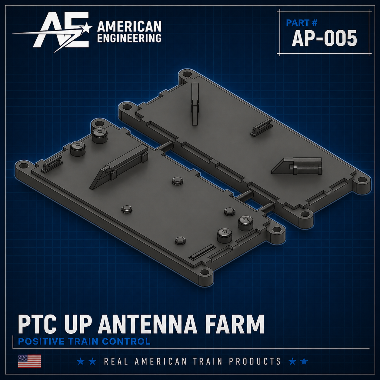 AP-005 PTC UP Antenna Farm (Qty. 2)
