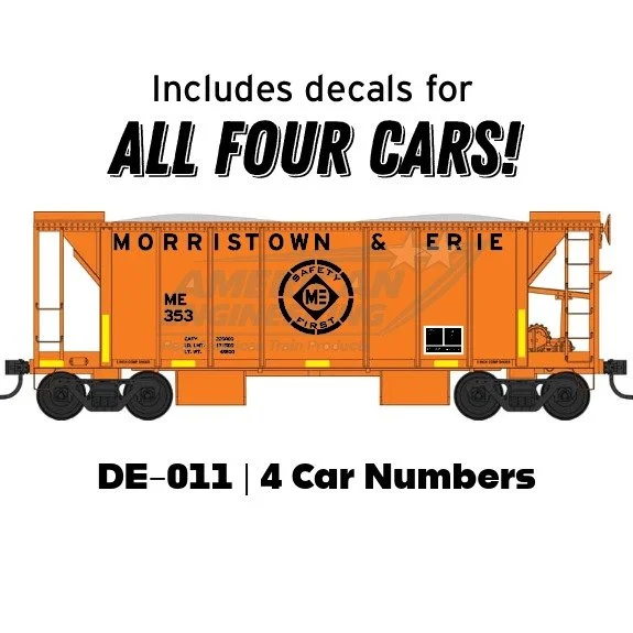 DC-003 M&E Ballast Hopper Decal Set (Entire Fleet)