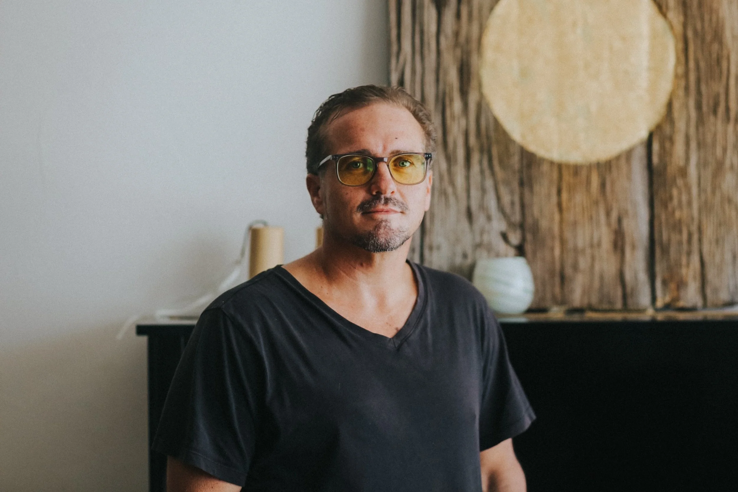 Steven Allan Booth in his Byron Bay clinic