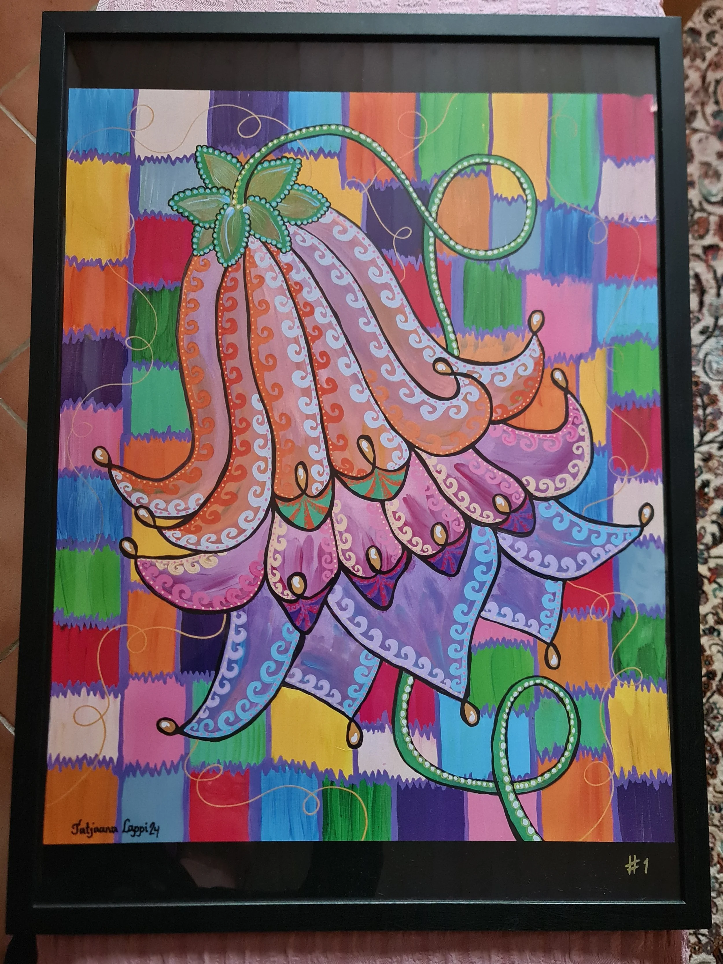  SIRKUS 
 koko 50 x 70 cm
 Hinta 138 €  (+postimaksu)
  Tauluni on mukana Pieksämäen Taidekatu näyttelyssä 29.5-2.8.2026