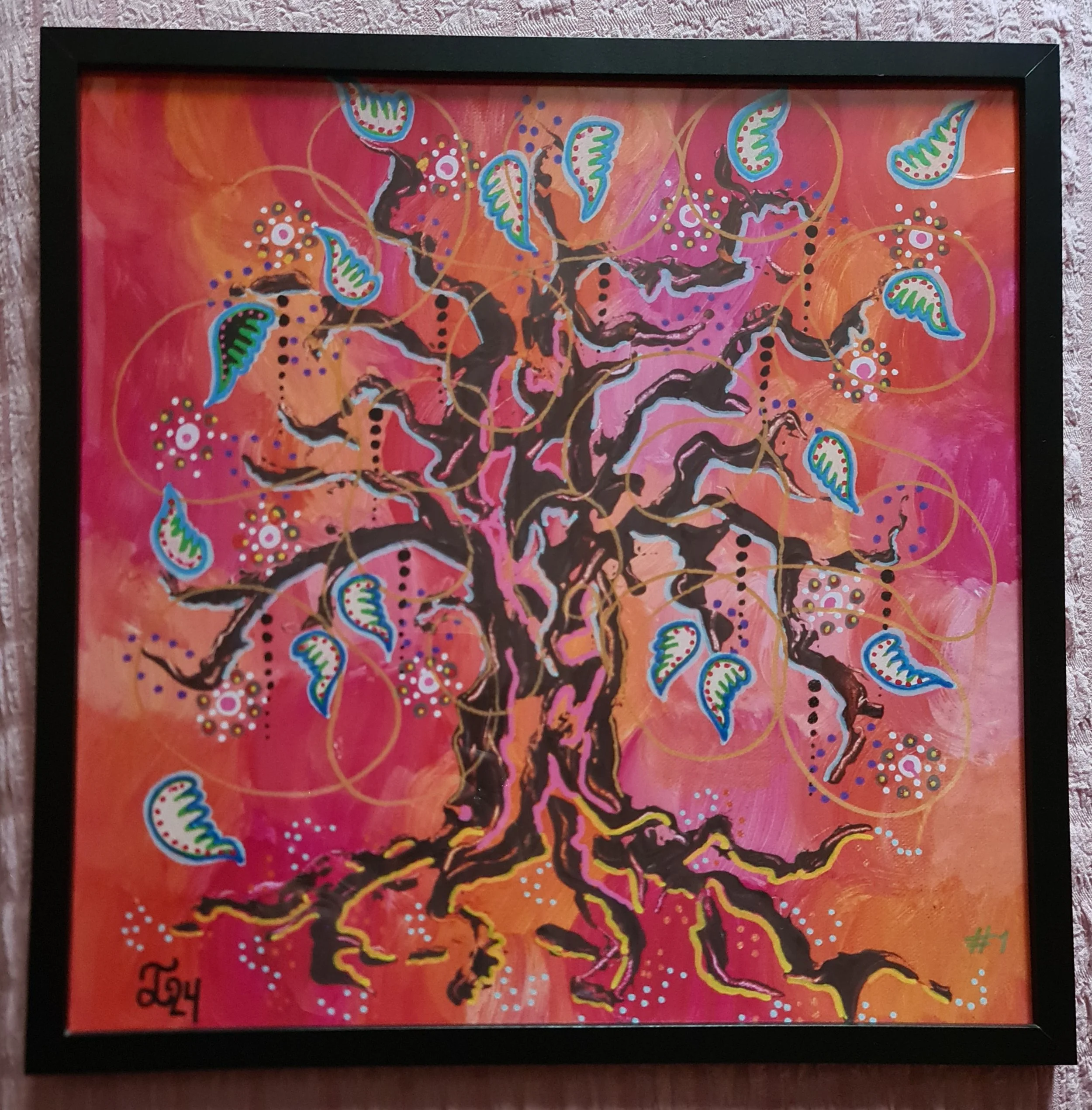  SIIPIPUU 
 koko 40 x 40 cm
 Hinta 118 € (+postimaksu)