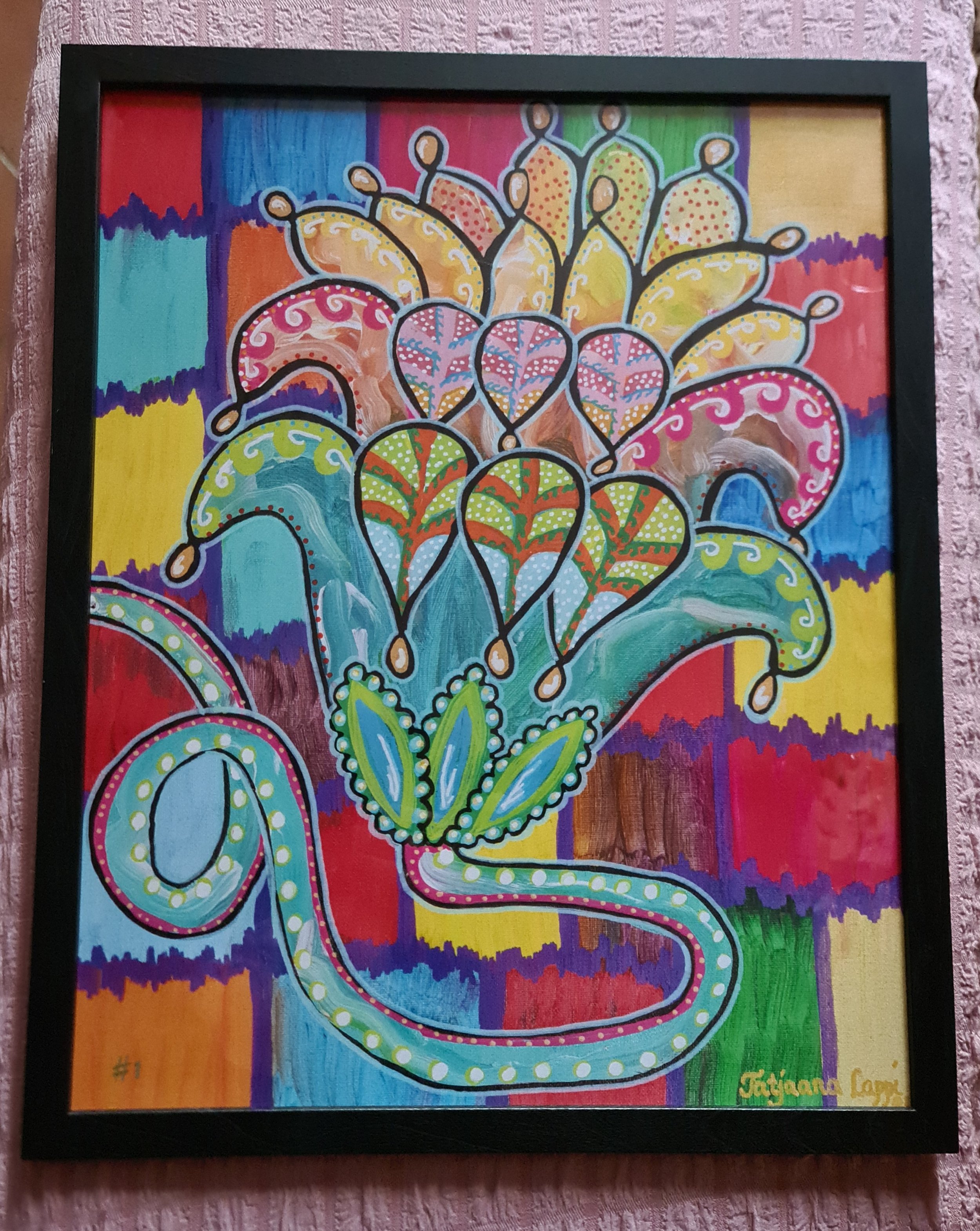  PIKKU SIRKUS 
 koko 40 x 50 cm
 Hinta 125 € (+postimaksu)
  Tauluni on mukana Pieksämäen Taidekatu näyttelyssä 29.5-2.8.2026
