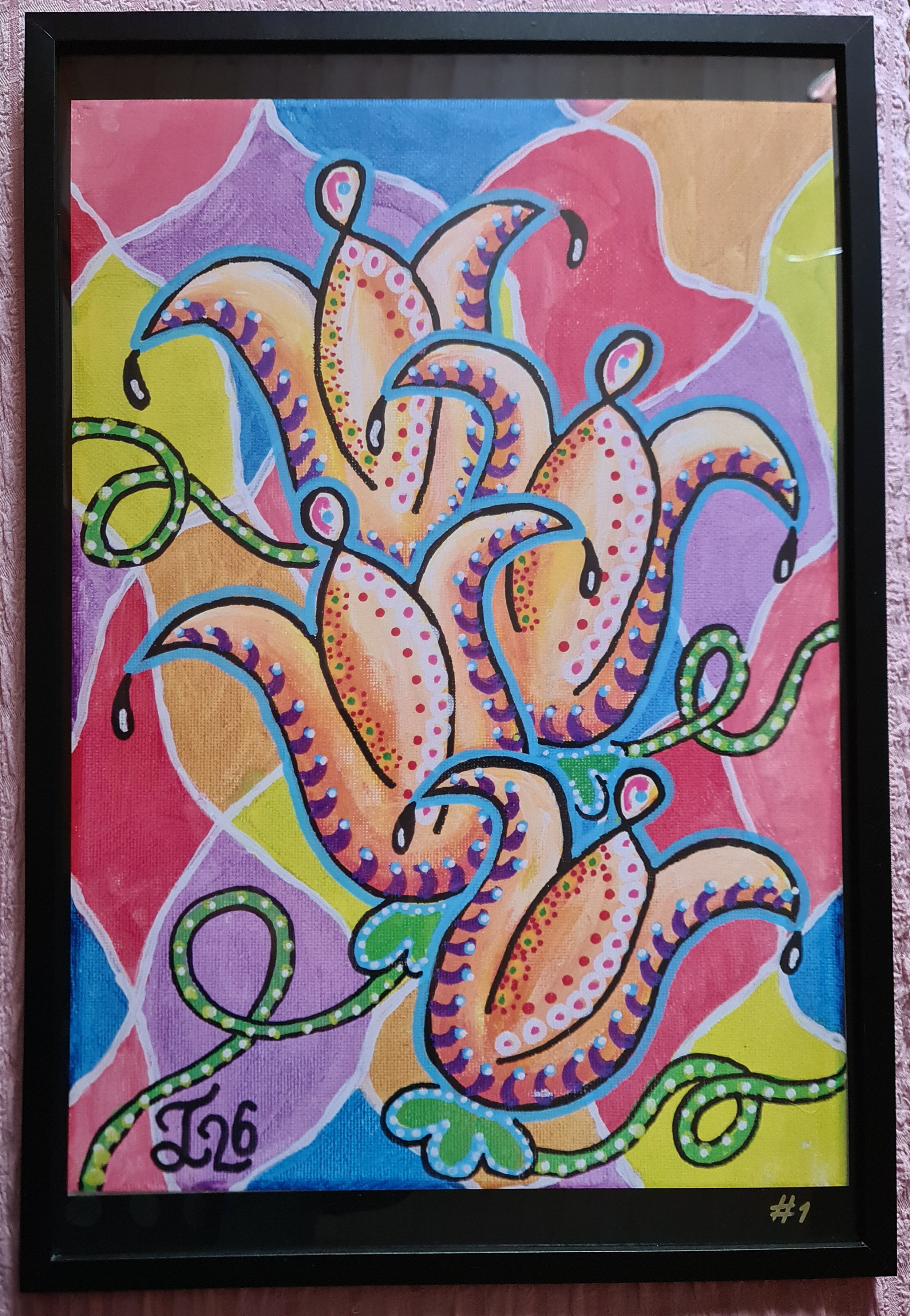  POKSIS 
 koko 40 x 60 cm
 Hinta 125 €   (+ postimaksu)