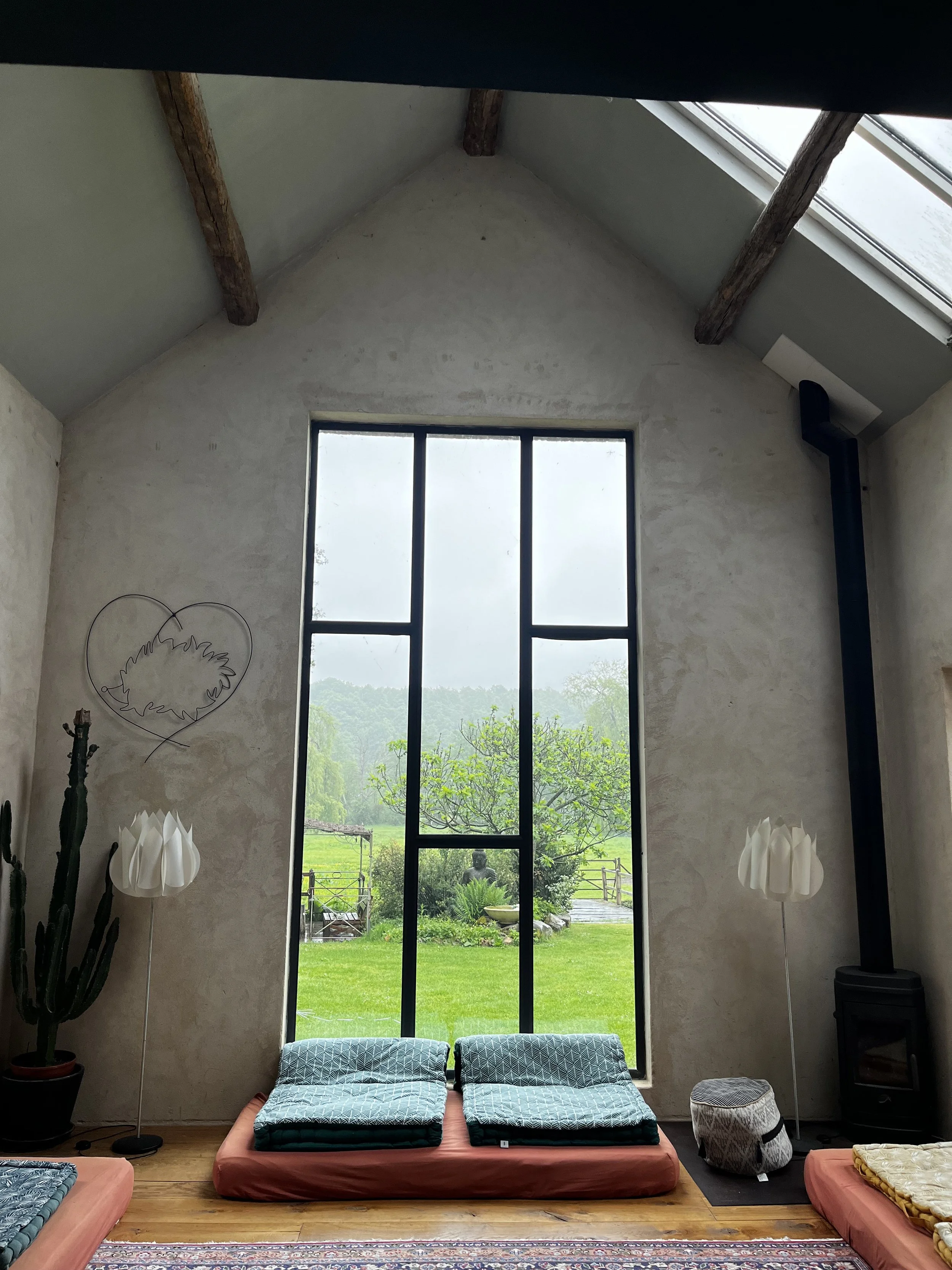 Splendide structure dans un gite charme de l'ancien, gite en normandie pour une retraite en septembre 2026, retraite femme yoga nature