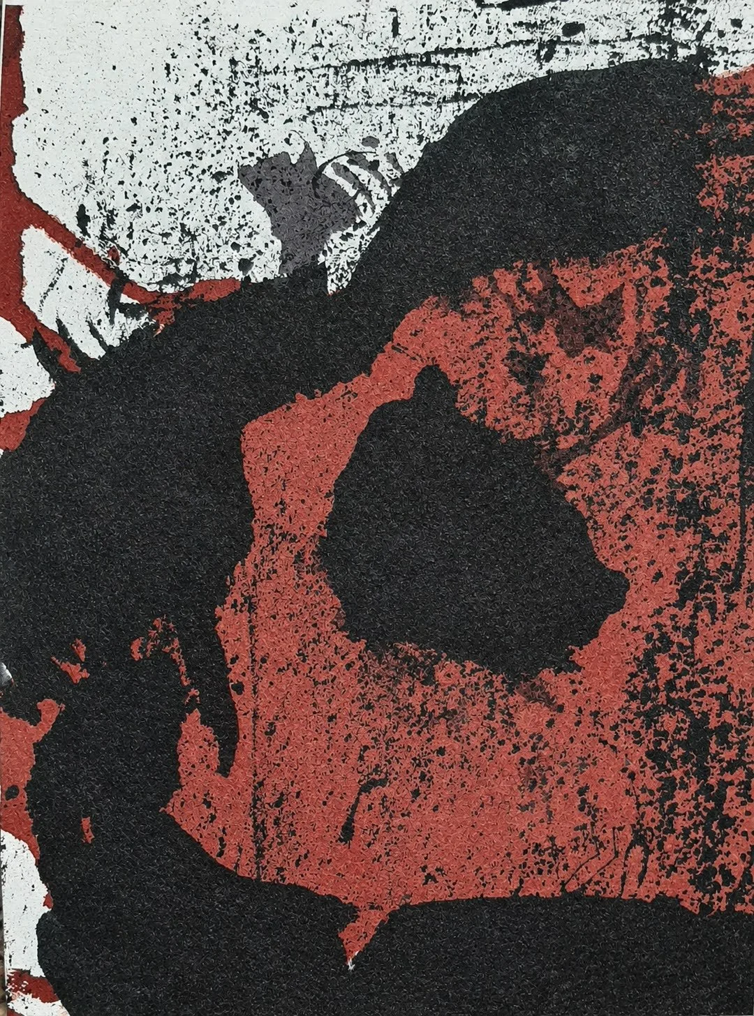 Gritty Abstract Screenprint in Black and Rust.png